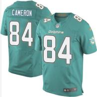 Nike Miami Dolphins #84 Jordan Cameron Aqua Green Team Color Men's Stitched NFL New Elite Jersey