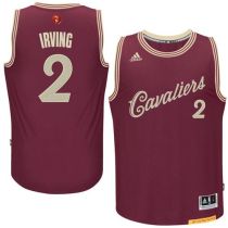 Cleveland Cavaliers -2 Kyrie Irving Red 2015-2016 Christmas Day Stitched NBA Jersey
