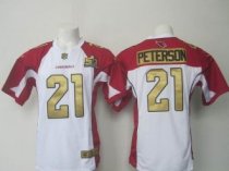 Nike Arizona Cardinals -21 Patrick Peterson White Super Bowl 50 Collection Men's Stitched NFL Elite