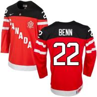 Olympic CA 22 Jamie Benn Red 100th Anniversary Stitched NHL Jersey