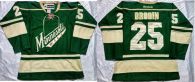 Minnesota Wild -25 Jonas Brodin Green Stitched NHL Jersey