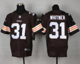 Nike Cleveland Browns -31 Donte Whitner Brown Team Color Men's Stitched NFL Elite Jersey