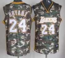 Los Angeles Lakers -24 Kobe Bryant Camo Stealth Collection Stitched NBA Jersey