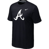 MLB Atlanta Braves Heathered Nike Black Blended T-Shirt