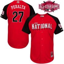 St Louis Cardinals #27 Jhonny Peralta Red 2015 All-Star National League Stitched MLB Jersey
