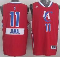 Los Angeles Clippers -11 Jamal Crawford Red 2014-15 Christmas Day Stitched NBA Jersey