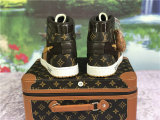 Authentic LV X OFF White X Air Jordan 1 with suitcase GS