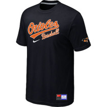 Baltimore Orioles Black Nike Short Sleeve Practice T-Shirt