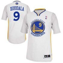 Revolution 30 Golden State Warriors -9 Andre Iguodala White Alternate Stitched NBA Jersey