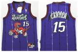 Toronto Raptors #15 Vince Carter Purple Throwback Youth Stitched NBA Jersey