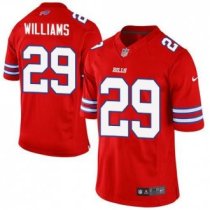 Nike Buffalo Bills -29 Karlos Williams Red Stitched NFL Elite Rush Jersey