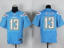 Nike San Diego Chargers #13 Keenan Allen Electric Blue Alternate Men‘s Stitched NFL New Elite Jersey
