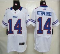 Nike Bills -14 Ryan Fitzpatrick White Stitched NFL Elite Jersey