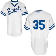 Kansas City Royals -35 Eric Hosmer White 1974 Turn Back The Clock Stitched MLB Jersey