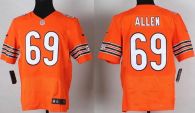 Nike Bears -69 Jared Allen Orange Alternate Men's Stitched NFL Elite Jersey
