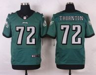 Nike Philadelphia Eagles #72 Cedric Thornton Midnight Green Team Color Men's Stitched NFL New Elite
