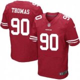Nike 49ers -90 Solomon Thomas Red Team Color Stitched NFL Elite Jersey