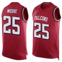 Nike Atlanta Falcons 25 William Moore Red Team Color Stitched NFL Limited Tank Top Jersey