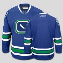 Vancouver Canucks Blank Stitched Blue Third NHL Jersey