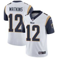 Nike Rams -12 Sammy Watkins White Stitched NFL Vapor Untouchable Limited Jersey