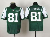 Nike New York Jets -81 Shaq Evans Green Team Color Men's Stitched NFL Elite Jersey