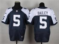 Nike Dallas Cowboys #5 Dan Bailey Navy Blue Thanksgiving Throwback Men's Stitched NFL Elite Jersey