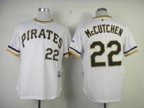 Pittsburgh Pirates #22 Andrew McCutchen White Alternate 2 Cool Base Stitched MLB Jersey