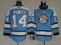 Pittsburgh Penguins -14 Chris Kunitz Stitched Blue NHL Jersey