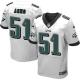 Nike Philadelphia Eagles #51 Emmanuel Acho White Men's Stitched NFL Elite Jersey