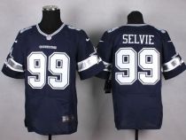 Nike Dallas Cowboys #99 George Selvie Navy Blue Team Color Men's Stitched NFL Elite Jersey