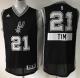 San Antonio Spurs #21 Tim Duncan Black 2014-15 Christmas Day Youth Stitched NBA Jersey