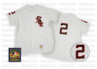 Mitchell and Ness Chicago White Sox -2 Nellie Fox Stitched White Throwback MLB Jersey
