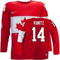 Olympic 2014 CA 14 Chris Kunitz Red Stitched NHL Jersey