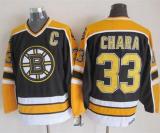 Boston Bruins -33 Zdeno Chara Black CCM Throwback New Stitched NHL Jersey