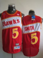 Atlanta Hawks -5 Josh Smith Red Stitched Throwback NBA Jersey