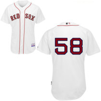 Boston Red Sox #58 Jonathan Papelbon Stitched White MLB Jersey