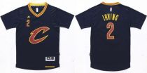 Cleveland Cavaliers -2 Kyrie Irving Navy Blue 2015-2016 Season Stitched NBA Jersey