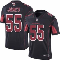 Nike Cardinals -55 Chandler Jones Black Stitched NFL Limited Rush Jersey