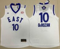 Toronto Raptors -7 Kyle Lowry White 2016  All Star Stitched NBA Jersey