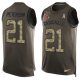 Nike Cardinals -21 Patrick Peterson Green Stitched NFL Limited Salute To Service Tank Top Jersey