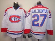 Montreal Canadiens -27 Alex Galchenyuk White Stitched NHL Jersey