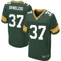 Nike Green Bay Packers #37 Sam Shields Green Team Color Men's Stitched NFL Elite Jersey