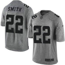 Nike Minnesota Vikings -22 Harrison Smith Gray Stitched NFL Limited Gridiron Gray Jersey