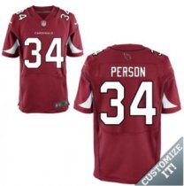 Nike Arizona Cardinals -34 Person Jersey Red Elite Home Jersey