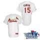 St Louis Cardinals #15 Rafael Furcal White Cool Base 2013 World Series Patch Stitched MLB Jersey
