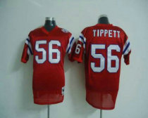 Mitchell And Ness Patriots -56 Andre Tippett Red Stitched Throwback NFL Jersey