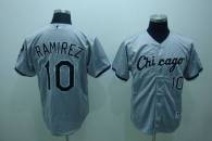 Chicago White Sox -10 Alexei Ramirez Stitched Grey MLB Jersey