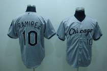 Chicago White Sox -10 Alexei Ramirez Stitched Grey MLB Jersey