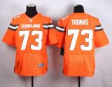 Nike Cleveland Browns -73 Joe Thomas Orange Alternate Men's Stitched NFL New Elite Jersey