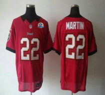 Nike Buccaneers -22 Doug Martin Red Team Color With Hall of Fame 50th Patch Stitched NFL Elite Jerse